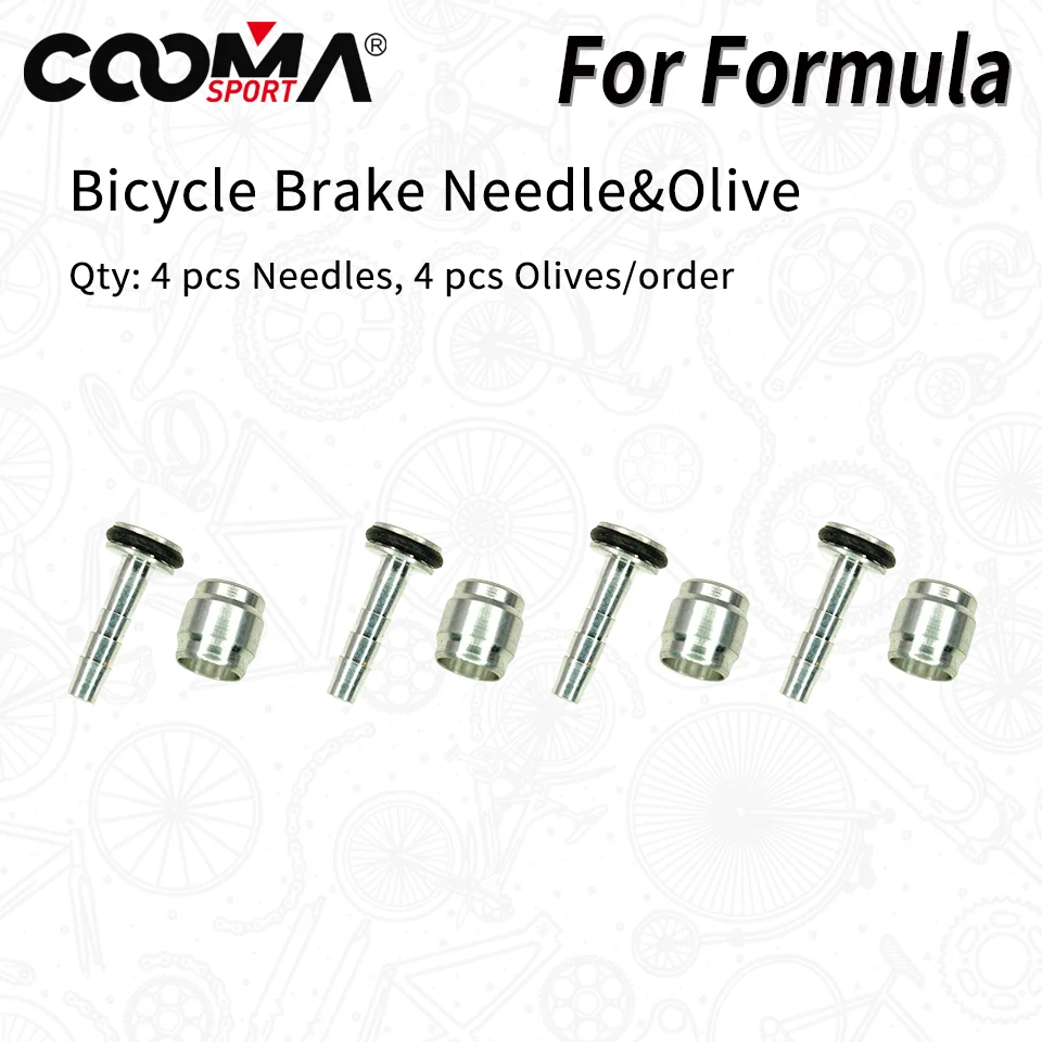 4 Sets Bicycle Hydraulic Brake Hose BH90 BH59 Olive Needle/Connector Insert For Shimano Magura AVID SRAM Formula Hope