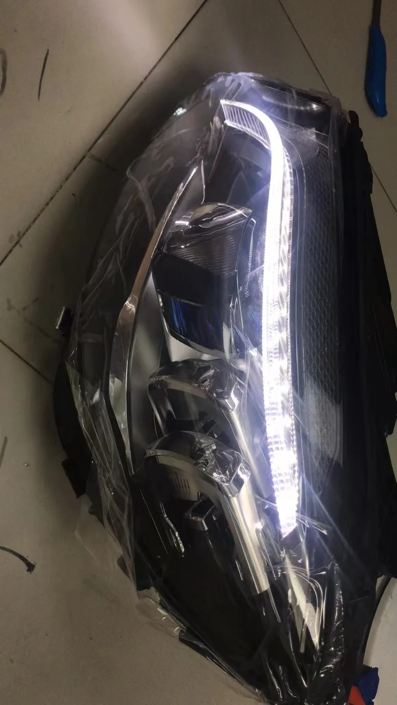 LED Headlight for Mercedes-Benz C Class C180 C200 C260 W205 Angel Eye DRL Daytime Running Light Turn Signal