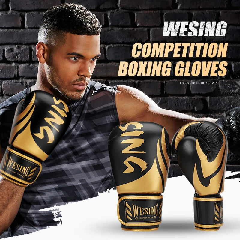 

WESING boxing gloves Pink Boxing Gloves fight MMA Gloves Martial Arts competition training mitts punch mitts