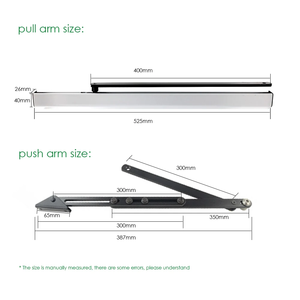 Automatic system for home Office Supermarket swing door220V 90 Degree Automatic Door Lock Electric Door With Remote Control 110V