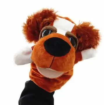 Weiche Plüschtierpuppe, Tierpuppe, Lernspielzeug für Babys, Löwe, Elefant, Affe, Giraffe, Tiger, Hase, Kawaii Hand-Fingerpuppe