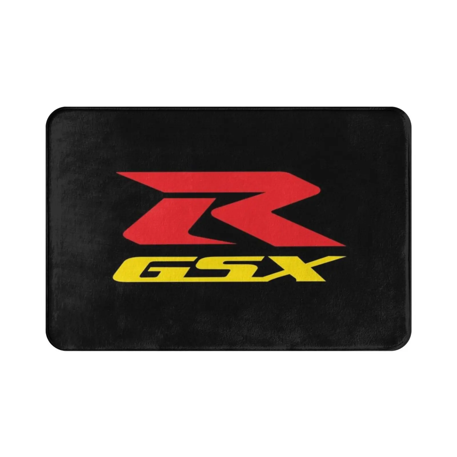 Gsxr Fan Art Logo Color Yellow Carpet Mat Rug Cushion Soft Burningrabbit Gsxr Gs Gsx R125 R600 R250 R750 R1000