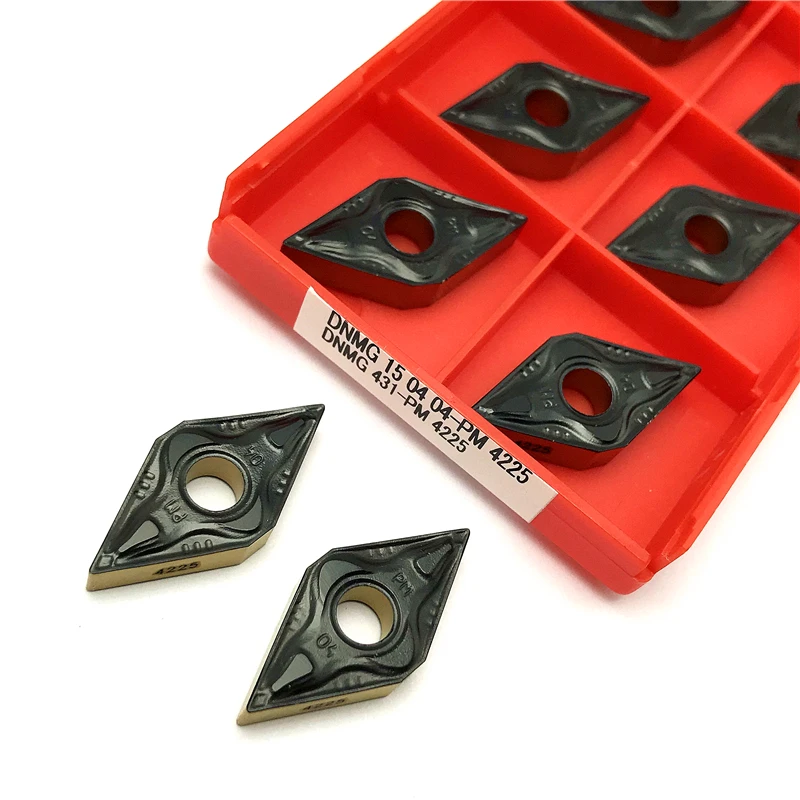 Metal Dnmg150404 Dnmg150408 Dnmg150604 Dnmg150608 Pm4225 Pastilha de Metal Duro Cnc Máquina Ferramenta Dnmg 150404 150408 150604 150608 Peças de