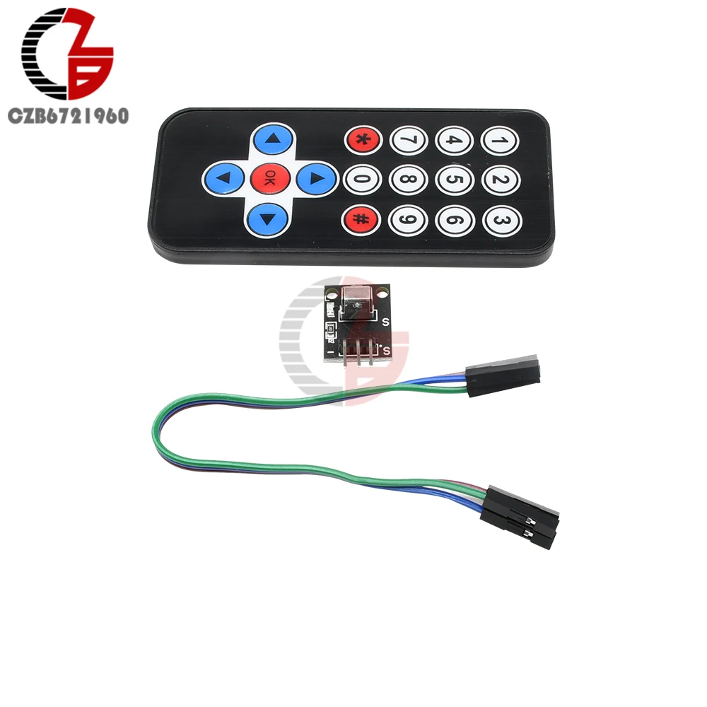 HX1838 Draadloze Infrarood IR Afstandsbediening Module HX1838 Hoge Gevoeligheid Sensor Controller DIY Kit voor Arduino Raspberry Pi