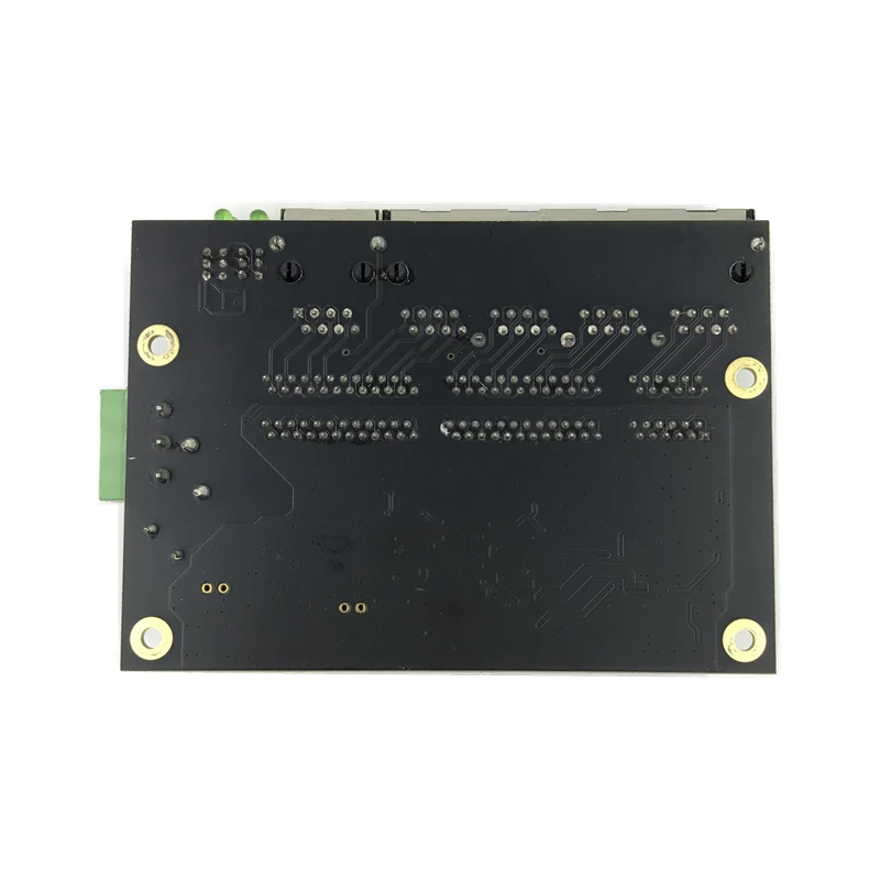 Modul Sakelar Ethernet Industri 5 Port Tidak Dikelola 100/1000Mbps Papan PCBA OEM Port Penginderaan Otomatis 9V ~ 48V Motherboard OEM