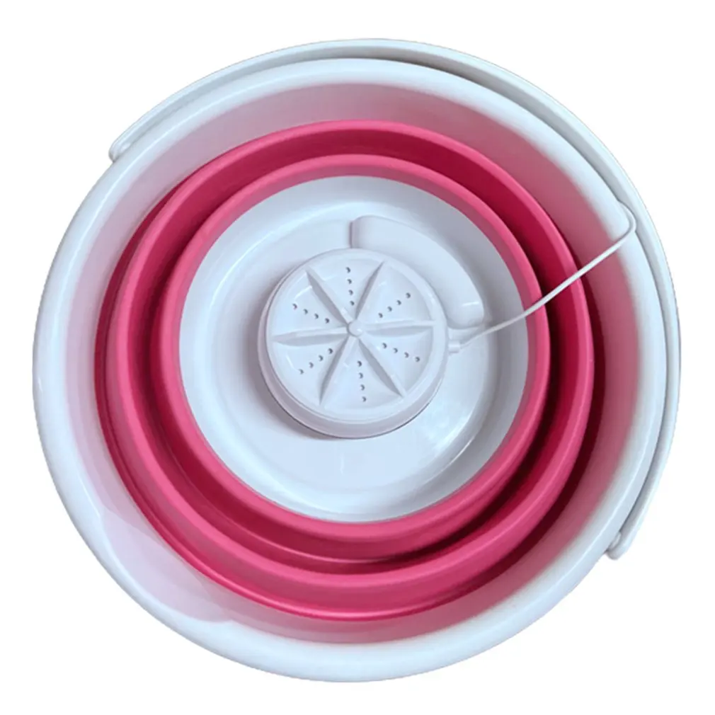 Folding Washing Machine Ultrasonic Turbo Mini Washing Machine Mini Socks And Panties Cleaning Artifact Portable Washing Machine