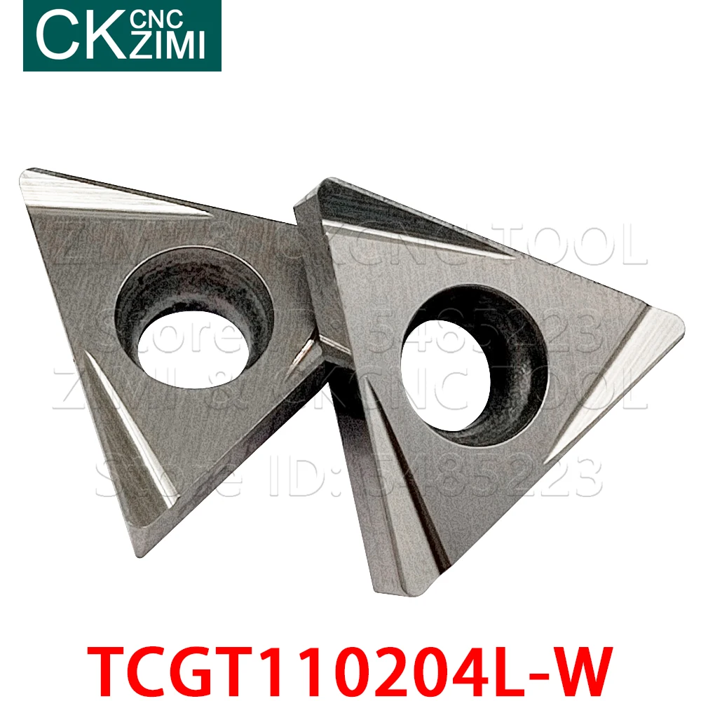 TCGT110204L-W TCGT 110204L W Cermet إدراج الشق إدراج تحول قطع أداة CNC المعادن مخرطة أداة ل الصلب الفولاذ المقاوم للصدأ