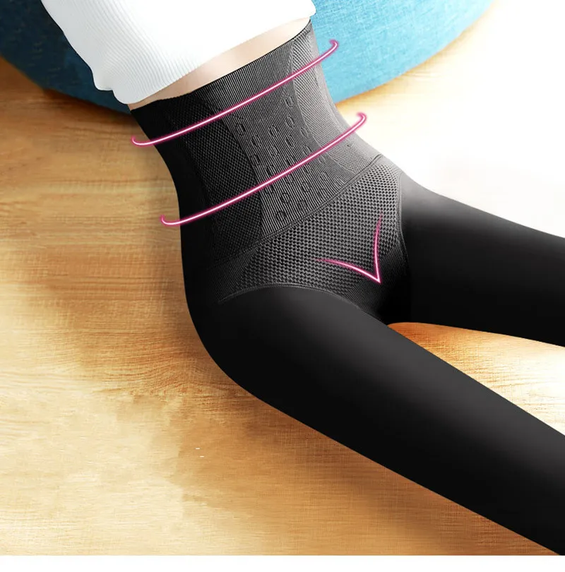 

Winter Women Leggings Velvet Warm Pants Hight Waist Leggings Women Solid Color Legging Comfortable Keep Warm Stretchy Legging