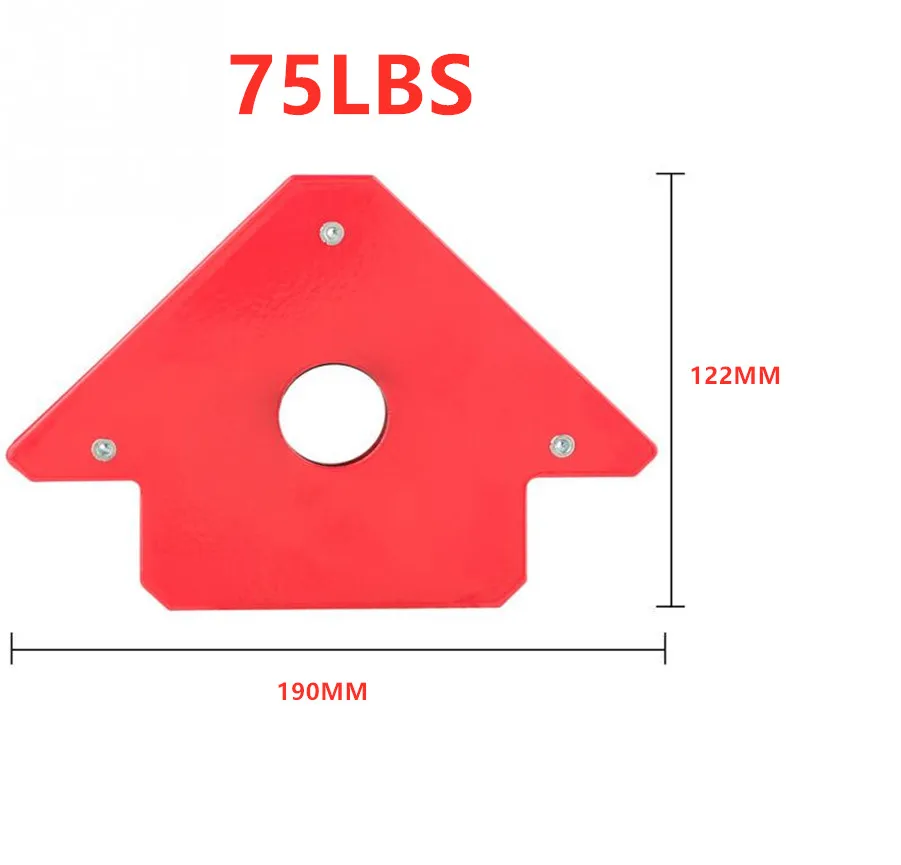 

75LB Soldering Locator Strong Magnet Welding Magnetic Holder 3 Angle Arrow Welder Positioner Power Tool Accessories