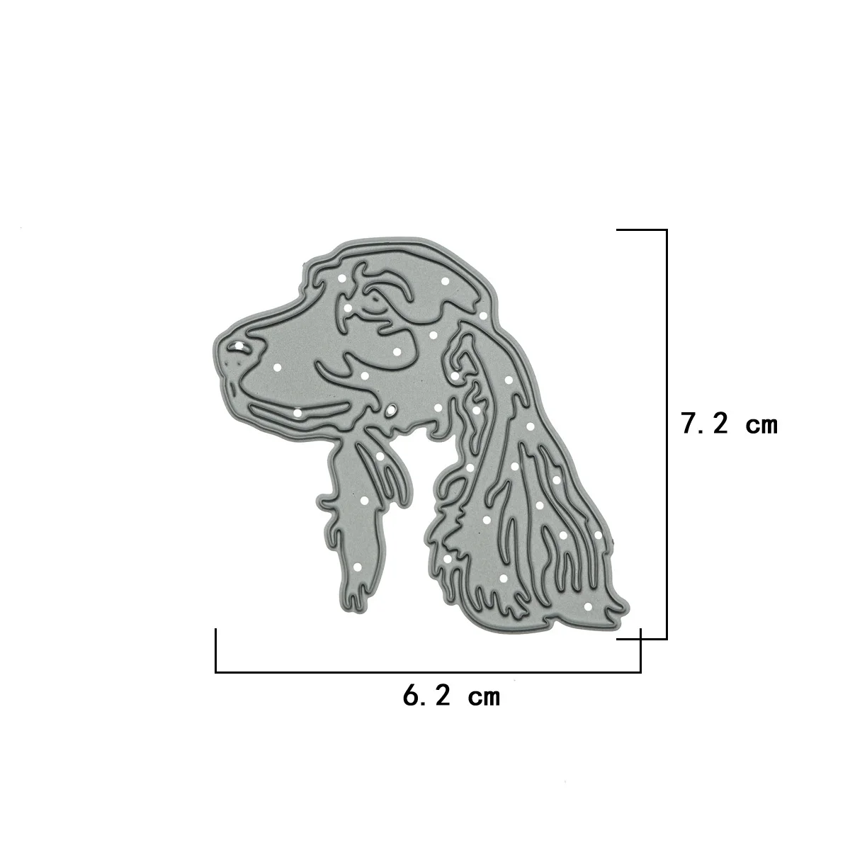 Small Size Cocker Spaniel Dog Pattern Metal Cutting Dies Scrapbooking Decorating Craft Paper Cutter Mold Punch Stencils