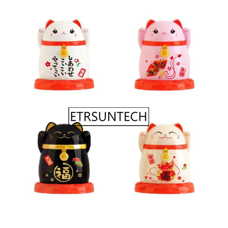 

96pcs Household Toothpick Case Kitchen Accessories China Lucky Cat Toothpick Dispenser Box Holder Living Room