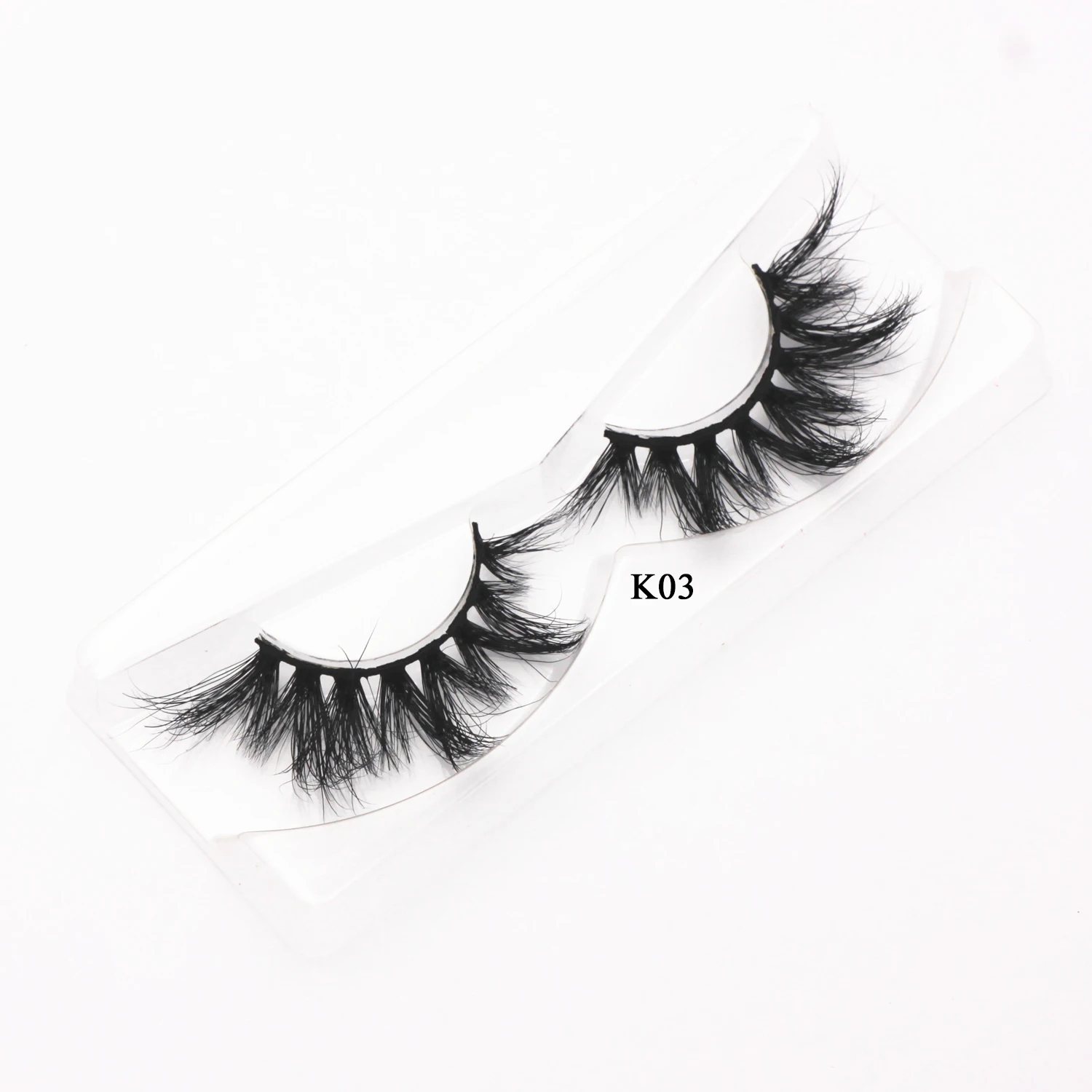 KEKEBAICHA นุ่ม3D Mink ขนตาปลอมขนตาปลอมธรรมชาติยาว Wispies Lashes Extension ธรรมชาติปริมาณความงาม Handmade Lash แต่งหน้า