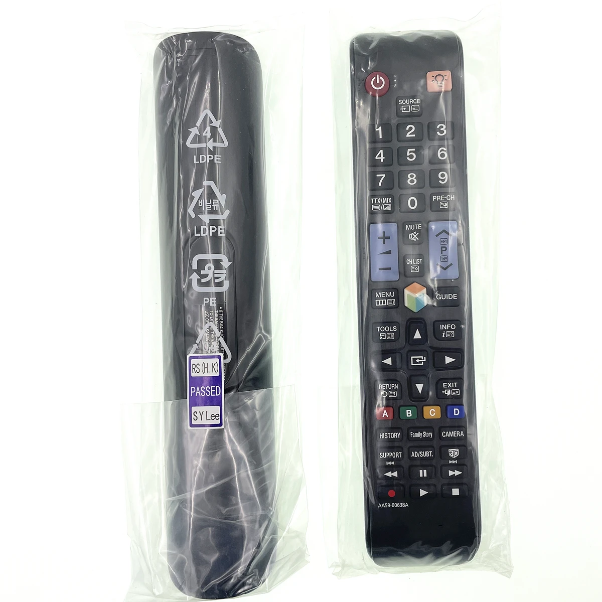 รีโมทคอนโทรลใหม่ AA59-00638A TM1250B สำหรับ Samsung 3D สมาร์ททีวี Backlit แป้นพิมพ์ Пульт 3D