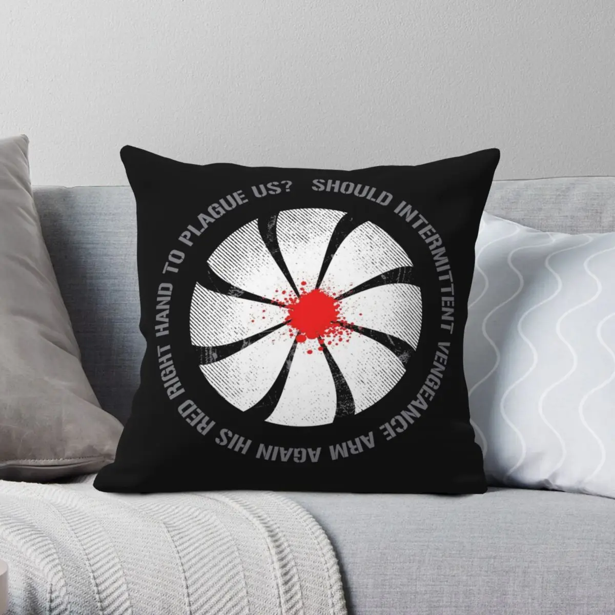 Chaos Insurgency SCP Foundation Square Pillowcase Polyester Linen Velvet Printed Zip Decor Throw Pillow Case Room Cushion Case