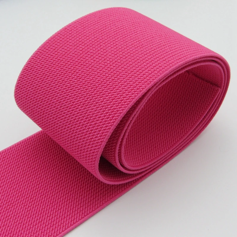 Thicken Elastic Band 7-7.5CMwidth Color Rubber Band High Elastic Rubber Band Flat Pants Belt Elastic Accessories