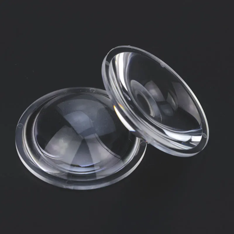 2pcs 35mm 38mm 40mm Plano Convex Lens Optical PMMA Plano-convex focusing LED lens Focal length 38mm 32mm 23mm