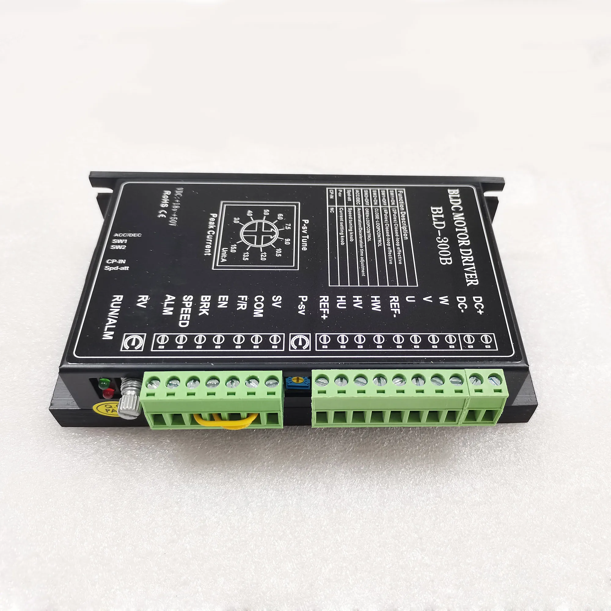 BLD-300B 300W 24V 36V 48V BLDC Motor Driver 18V-50V DC Brushless Motor Driver Controller