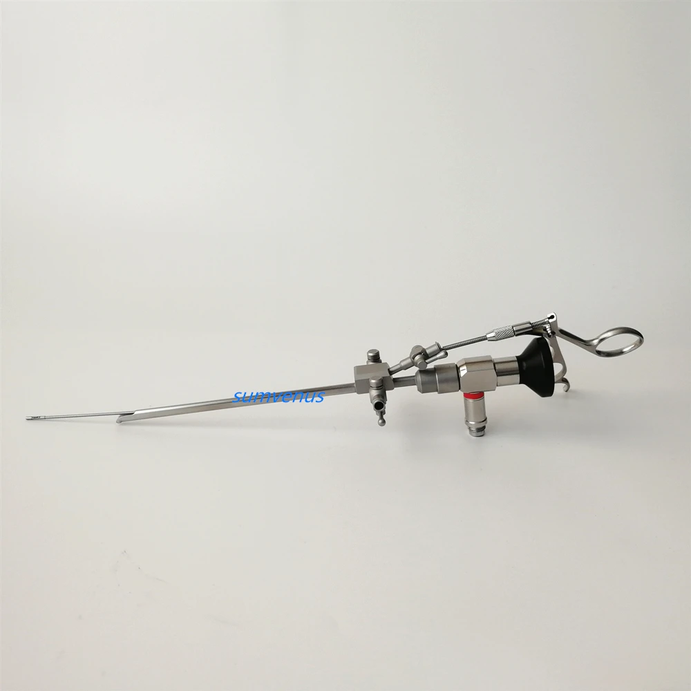 HD Medical Surgical Veterinary Φ2.7X175mm 0 30 degree Rigid Endoscopes and sheath with Obturator and Φ1.6X23mm Forcep ENT