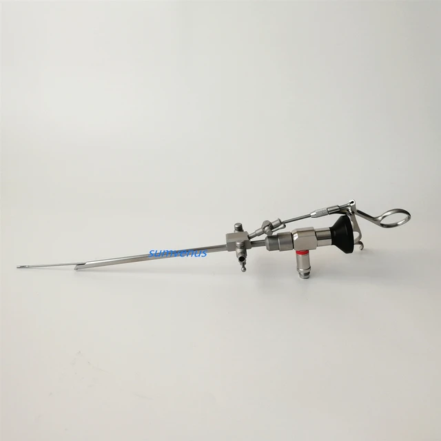 HD medyczne chirurgiczne weterynaryjne Φ2.7X175mm 0 30 stopni sztywne endoskopy i osłona z obturatorem i Φ1.6X23mm Forcep ENT