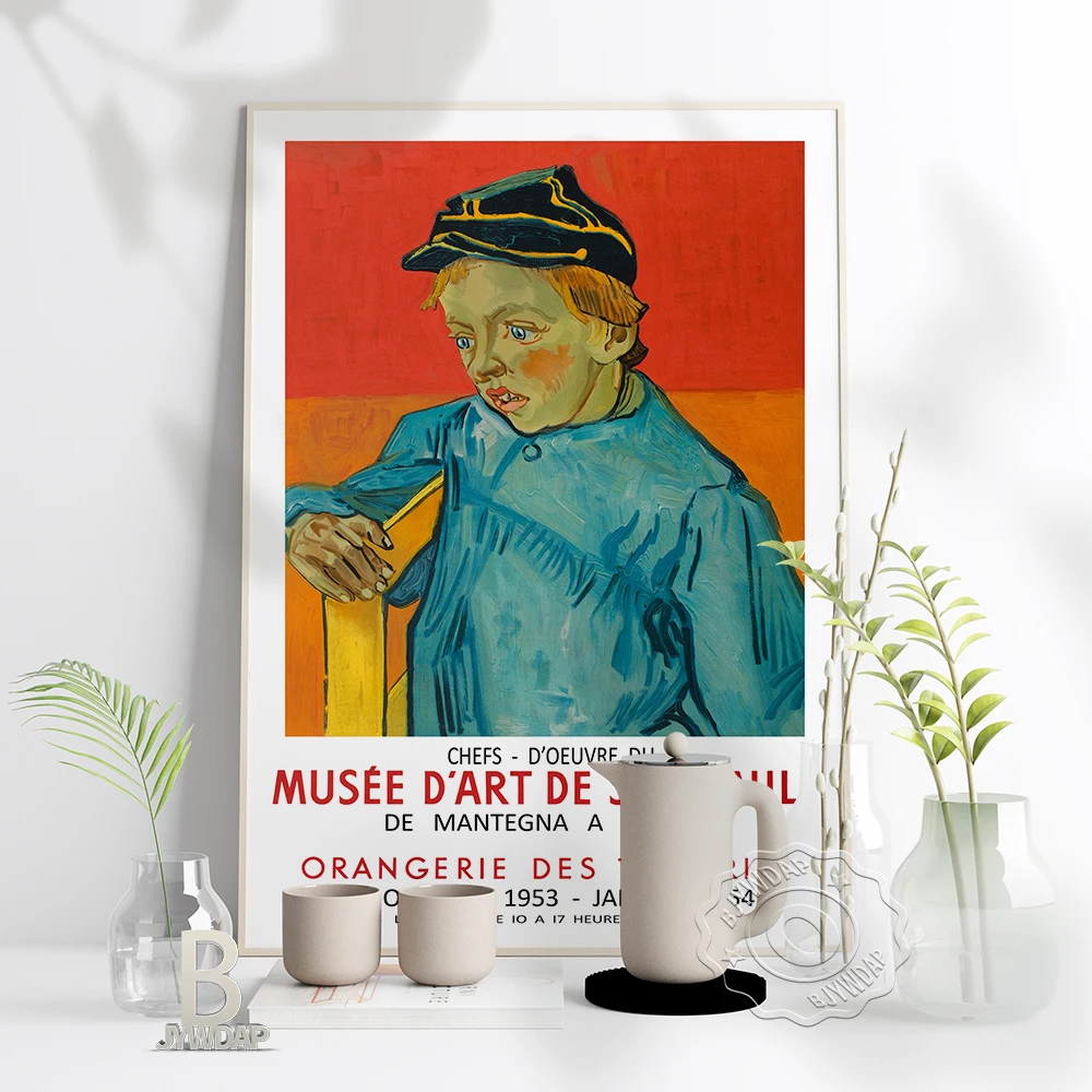 Van Gogh Musee D'Art De Sao-Paulo Exhibition Poster, Orangerie Des Tuileries Io Octobre Art Prints, Vintage French Home Decor