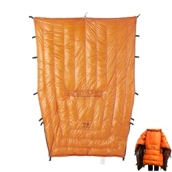 ASTAGEAR-Outdoor Wearable Super Quente Saco de Dormir, Hammock, Underquilt, Duck Down, 95% Branco, Tapete Cobertor, Múmia, 20D