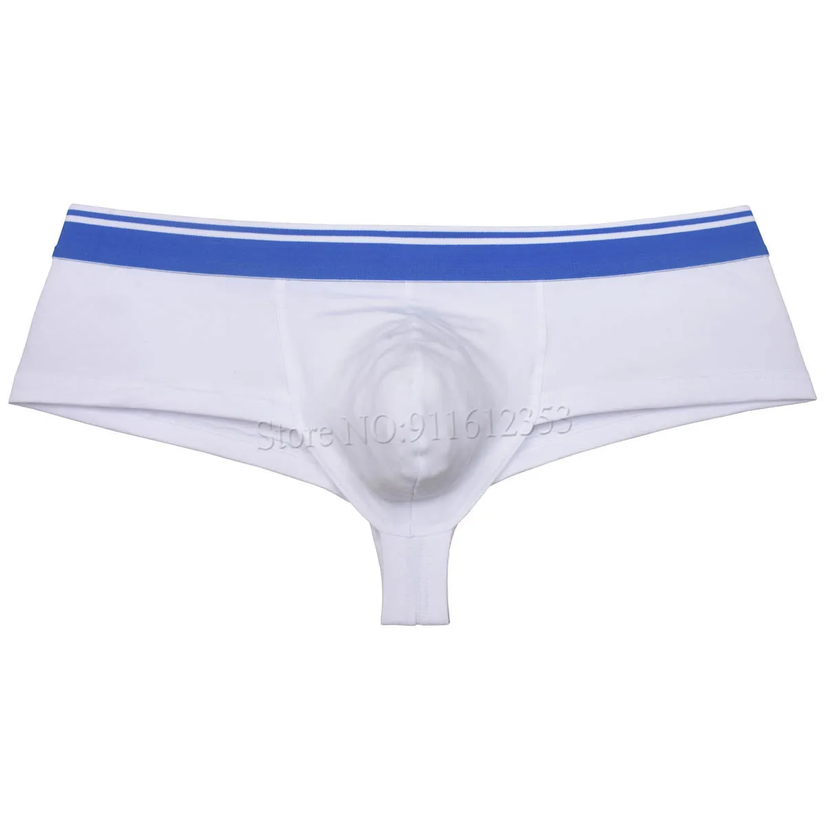 Men Cotton Cheeky Boxer Briefs Underwear Trunks Brazil Bikini Bottoms Men\'s Panties Male Skimpy Pouch Shorts