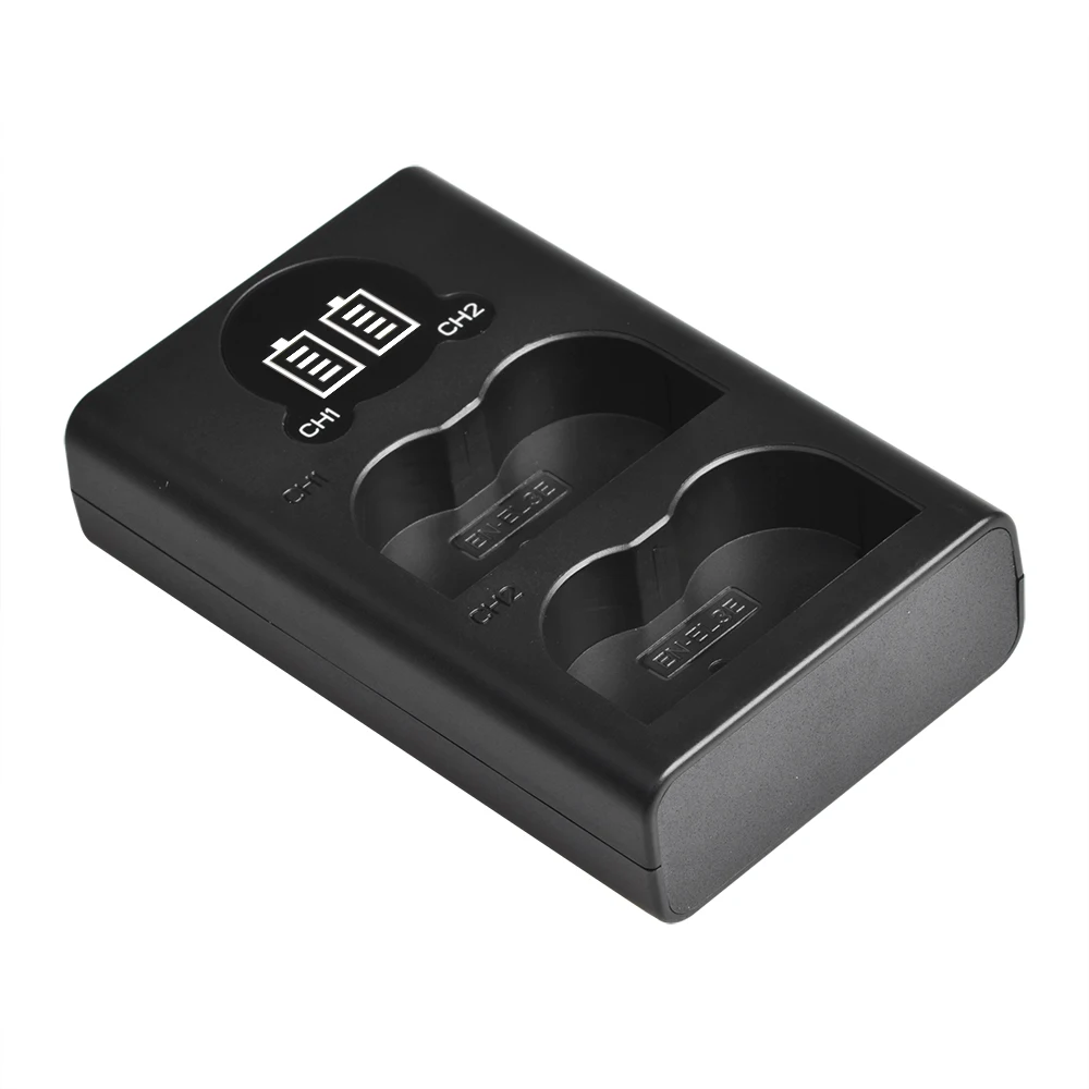 Bateria e carregador para câmeras nikon, com entrada tipo c, para modelos d80, d90, d70, d700, d50, d70s, d100, d300s e d200