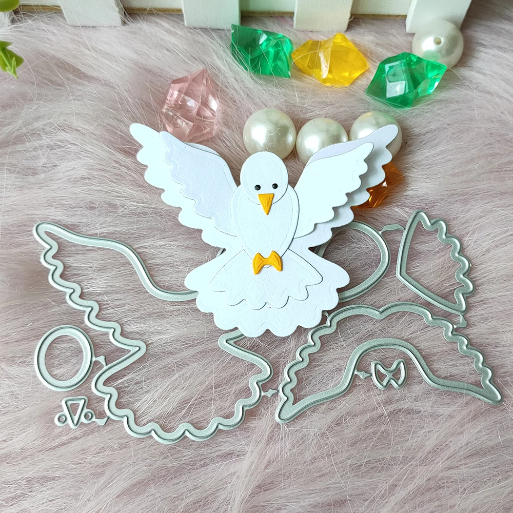 New Carrier Pigeon metal Doves cutting die mould scrapbook decoration embossed photo album decoration card making DIY handicraft