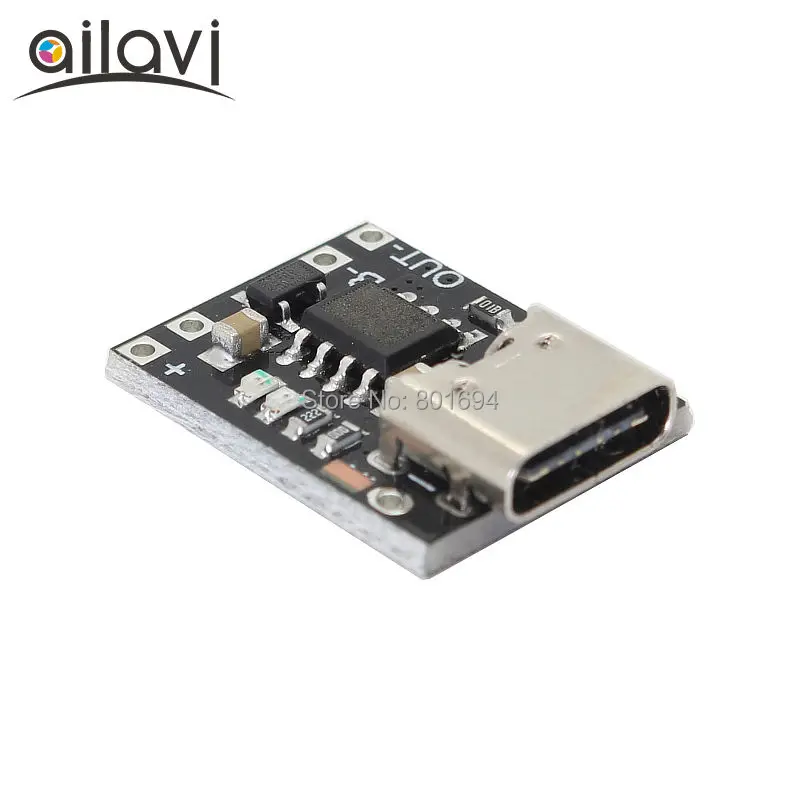 Mini Ternary lithium Battery Charging Board 1A 3.7V4.2V Charging Module Type-C Interface With Protection Board