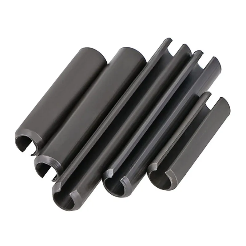M1.5 M2 M2.5 M3 M4 Black Elastic Split Pin  Spring Cylindrical Pin  Cylindrical Hollow Dowel