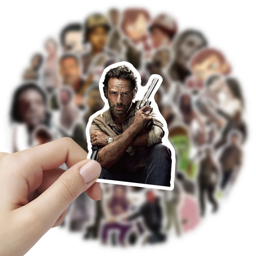 10/30/50PCS Walking Dead American Drama Personality Trend Decoration Graffiti Waterproof Sticker Notebook Refrigerator Wholesale