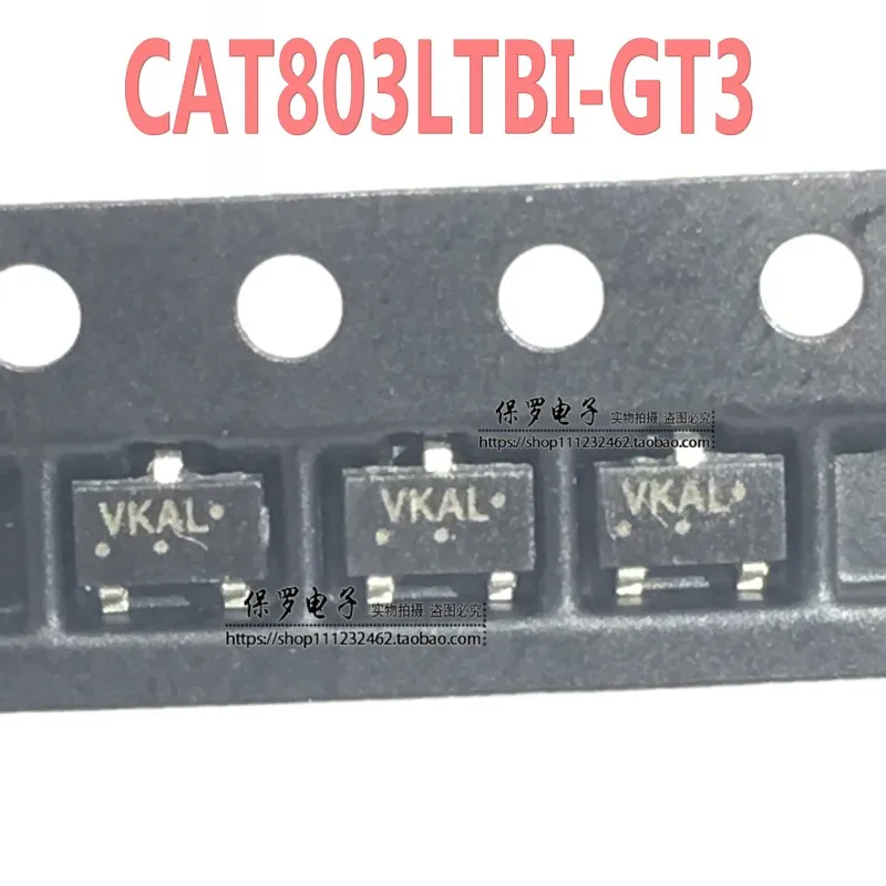 Pantalla de CAT803LTBI-GT3 de monitor Original, 10 piezas, 100% original, parche VKAL SOT-23, stock real genuino