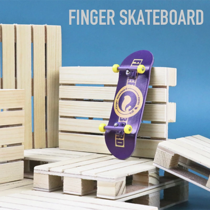 

Professional Competition Maple Fingertip Finger Skateboard Novice Starter Board Birthday Gift Pendant