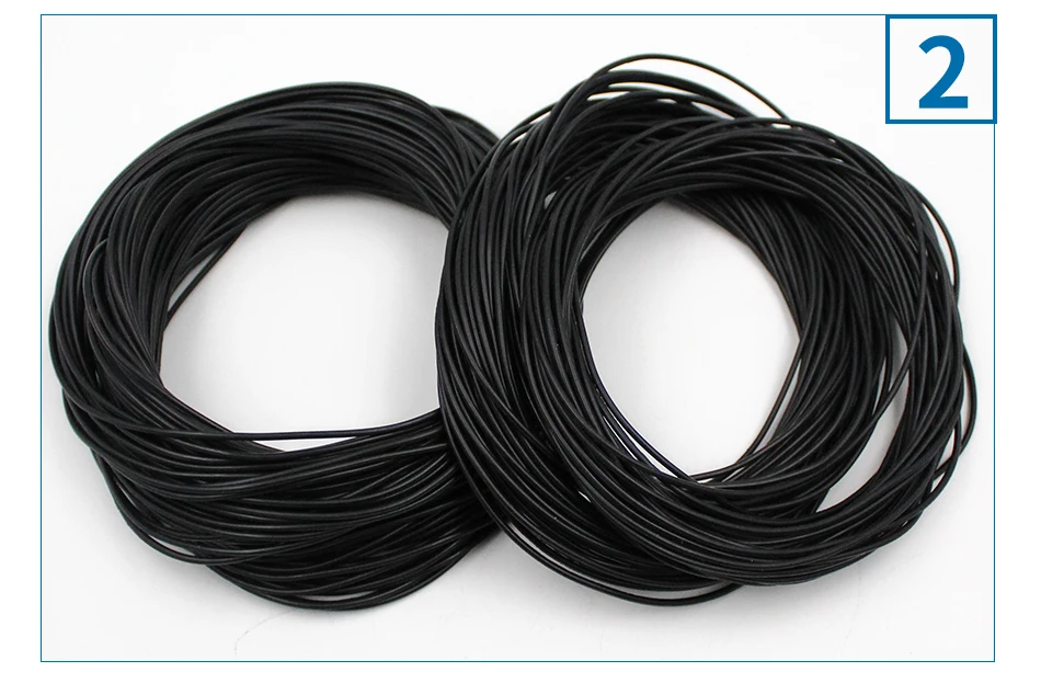 CS1.5mm OD4-125 NBR O Ring Seal Gasket Thickness Oil and Wear Resistant Automobile Petrol Nitrile Rubber O-Ring Waterproof Black