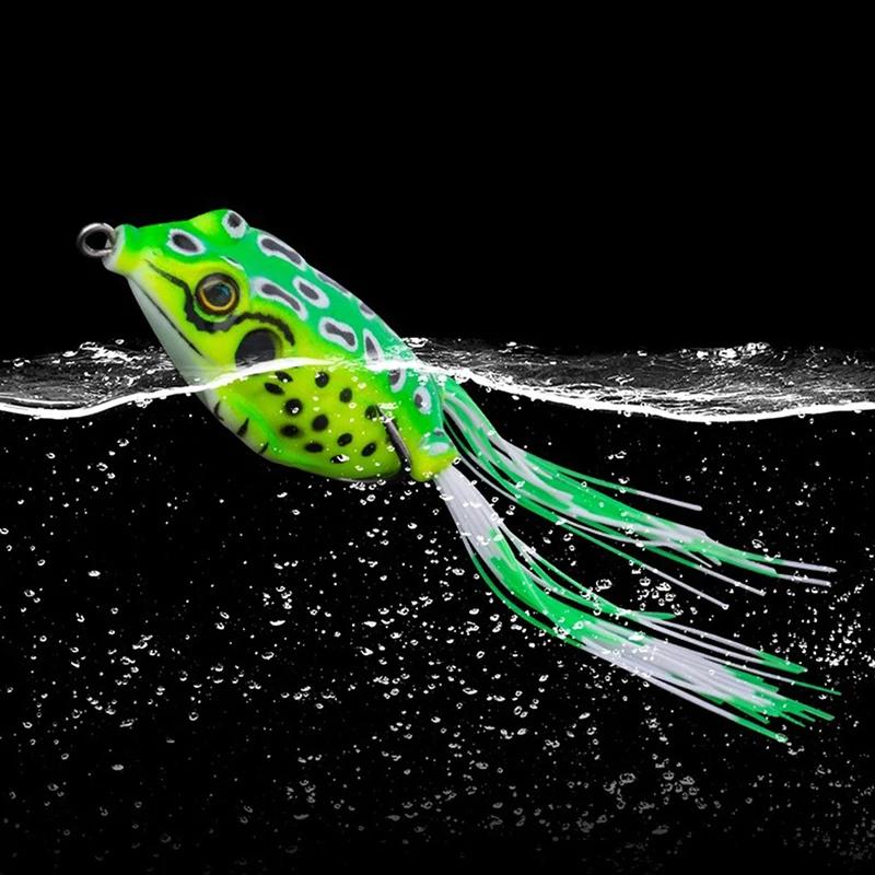 2020 Silicone Material fishing lure 4.5cm Artificial Bait Ray Frog topwater fishing