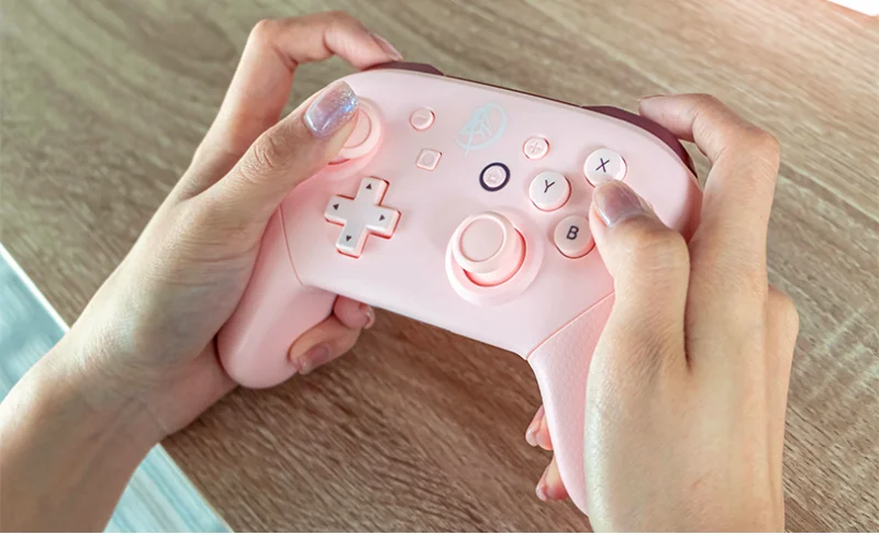 Nuovo giapponese Sailor Moon Switch Bluetooth Wireless Gamepad elegante rosa NFC Vibration Girl Controller di gioco per Switch PC Steam