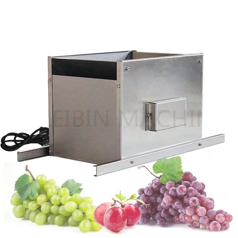 Stainless Steel 200-300kg/h Electric Grape Crusher Crushing Blueberry Mulberry Berry Fruits Brewing Equipment Machinery