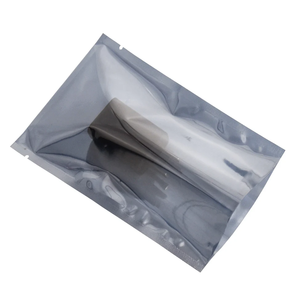 100pcs Large Size Flat Open Top Antistatic Packaging Pouch Anti Static Shielding Bags Electronic Anti-static Shield Package Bag