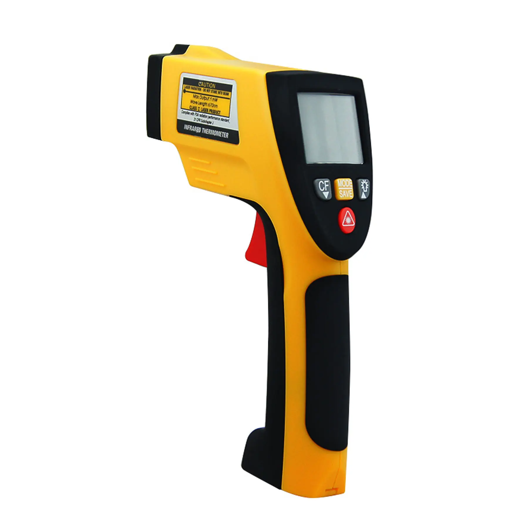 Non Contact Laser Infrared Temperature Gun AZ8895 pistol Industrial high temperature thermometer -40~816℃