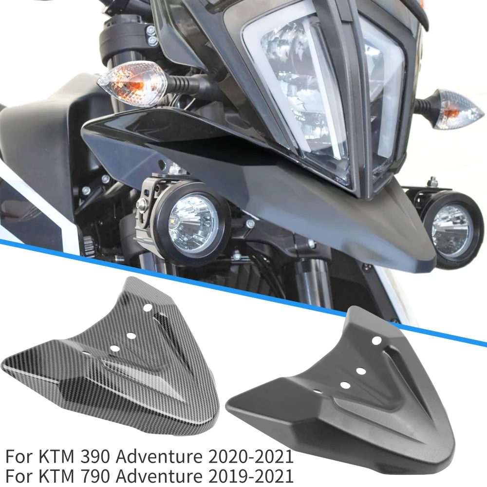 

2020 390 ADV Motorcycle Frame Fairing Cowl Fender Front Nose Beak Extension Cover Extender For KTM 790 Adv 2019-2021 Accessories