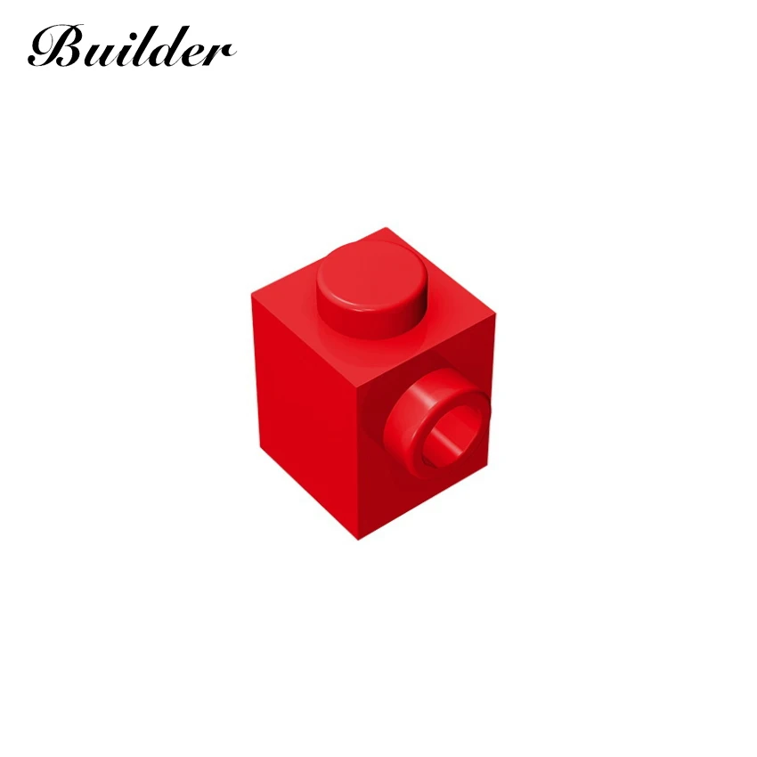 Building Blocks 87087 Brick Special 1x1 with Studs on 1 Side 10pcs Parts DIY Technological Bulk Model Toy Compatible Major Brand