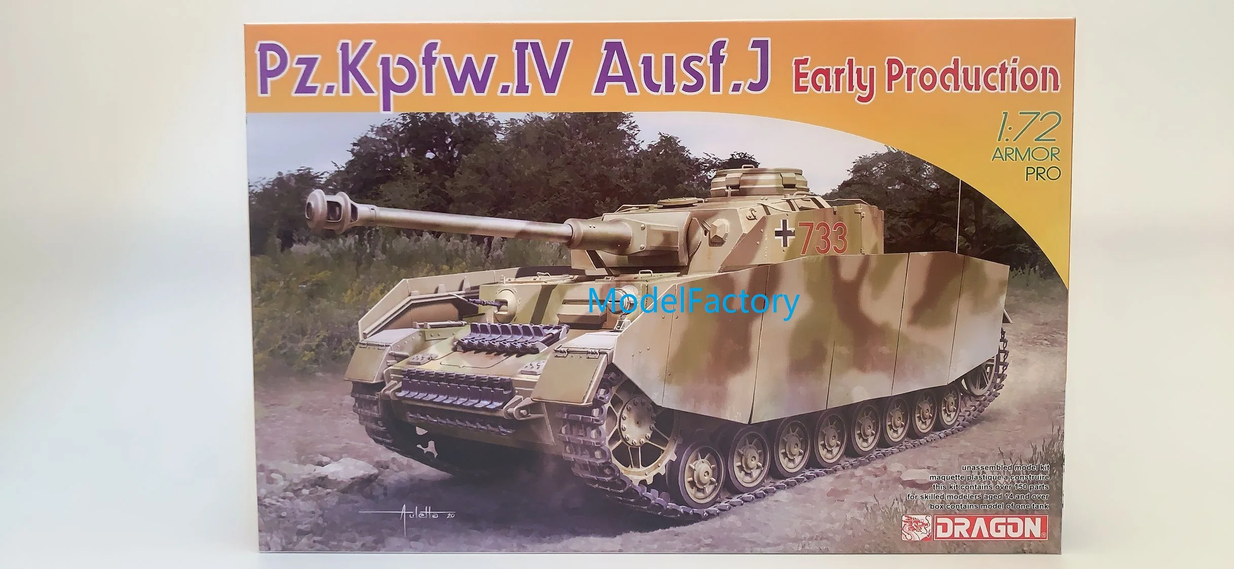 

DRAGON 7409 1/72 Pz.Kpfw.IV Ausf.J Early Production