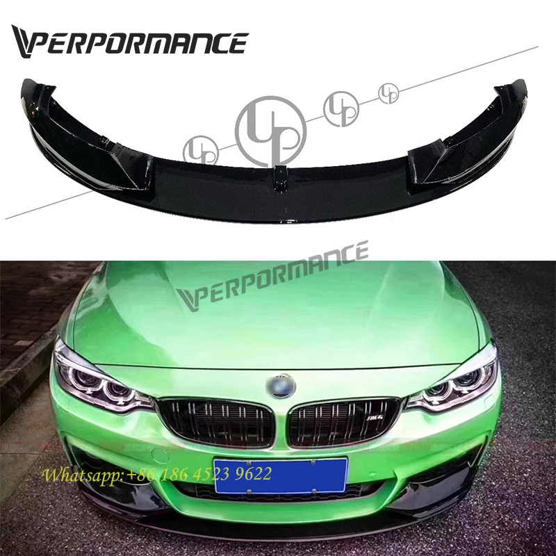 MP design front lip for 4S F32 F36 front bumper lip 440i 430 425 420 428 diffuser and front lip MP style 2013y to 2020y