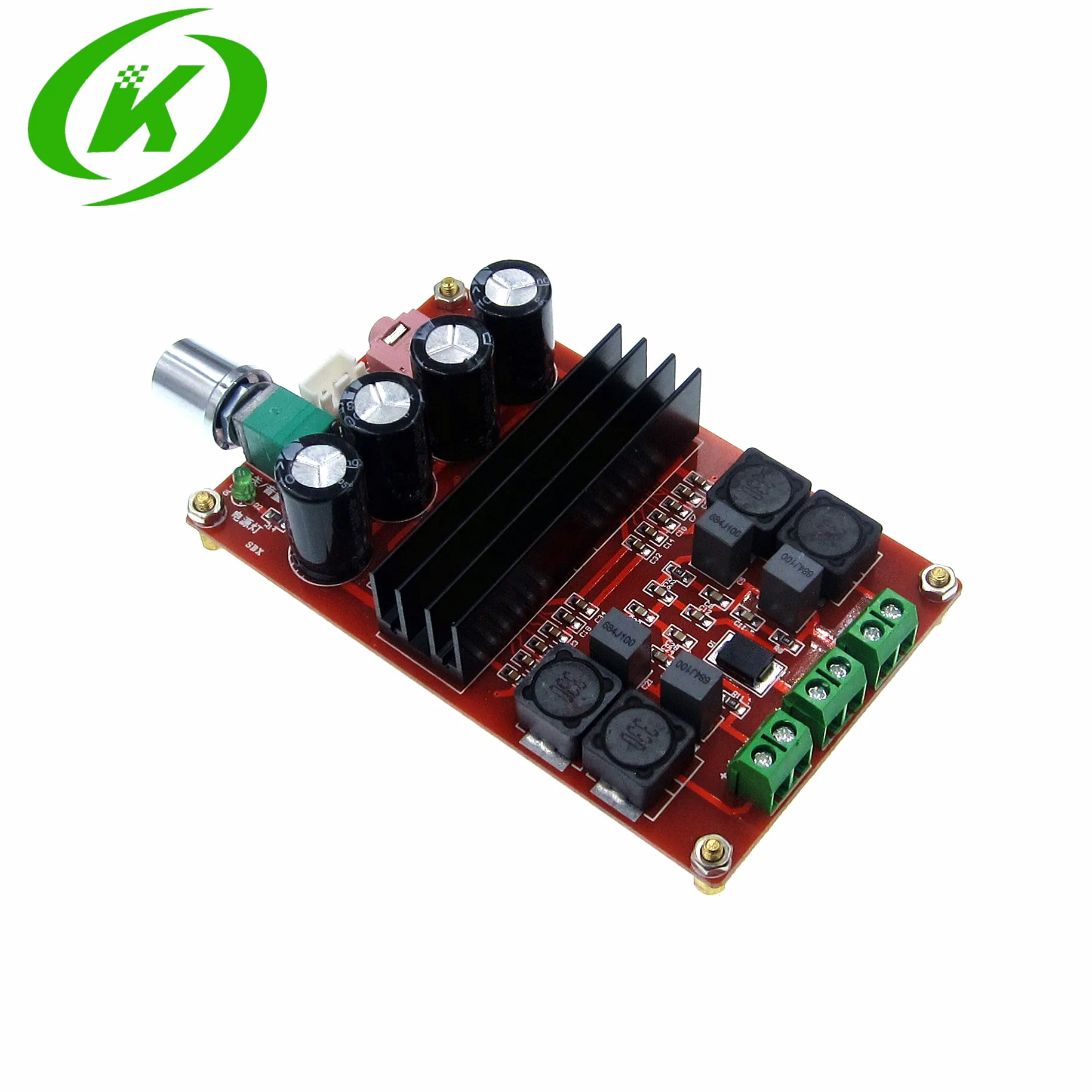 XH-M190 Tube Digital Amplifier Audio Board TPA3116 Power Audio Amp 2.0 Class D Amplifiers Stereo HIFI amplifier DC12-24V 2*100W