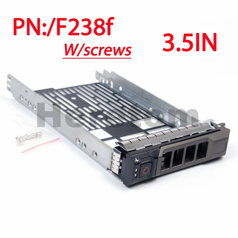 

Heretom F238F 3.5" SAS/ SATA HDD Tray Caddy R710 R320 R410 R420 R610 T710 T61 T610 0F238F G302D X968D Hard Drive Caddy