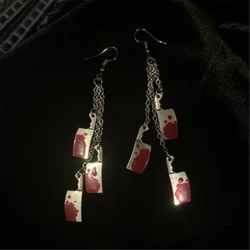 6 Cleaver Earrings, Knife Earrings, Gothic Exaggerated Earrings, Gothic Jewelry, Horror Jewelry