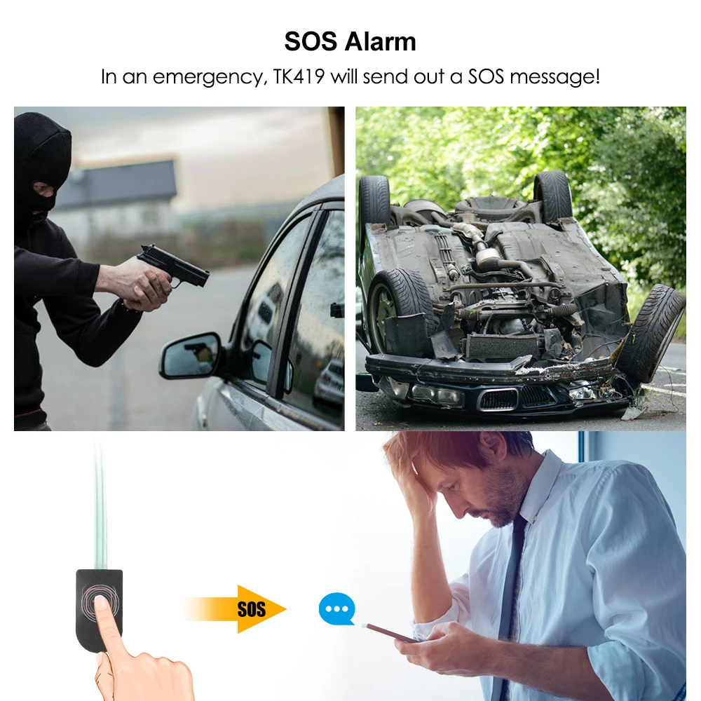 4G LTE FDD Car Tracker GPS Locator Waterproof IP65 Cut Oil Vibration SOS Alarm Lifetime Free APP GPS Tracker Car Tracking Device