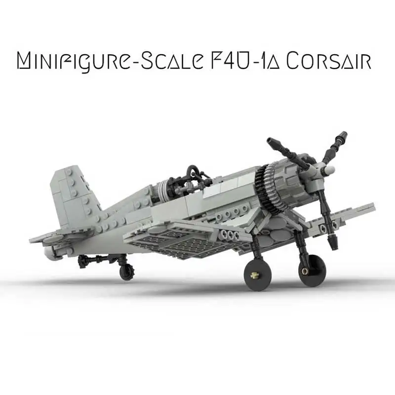 MOC Building Bricks Toys  F-4 Fighter  Military Series World War II Aircraft ww2 Aircraft Building Blocks Boy Toys