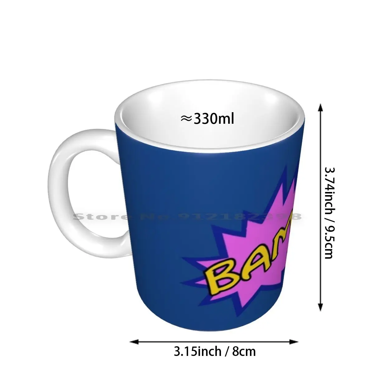 Bamf!! Ceramic Mugs Coffee Cups Milk Tea Mug Bamf Nightcrawler X Men Mutant Kurt Vagner Nerd Geek Comics Comic X Force Xcalibur