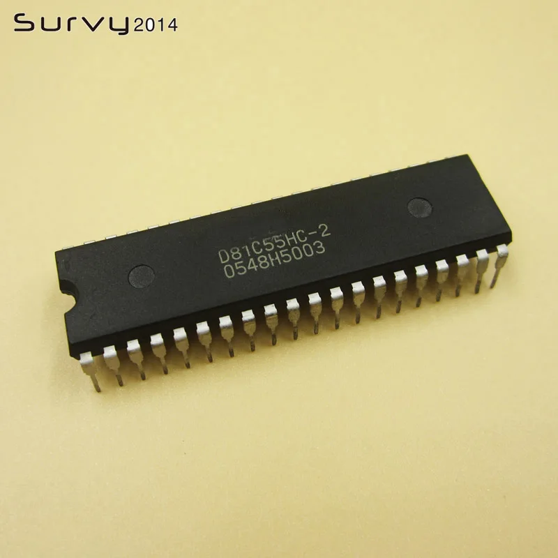 1/5PCS D81C55HC-2 D81C55 81C55HC-2 Encapsulation:40PINS diy electronics